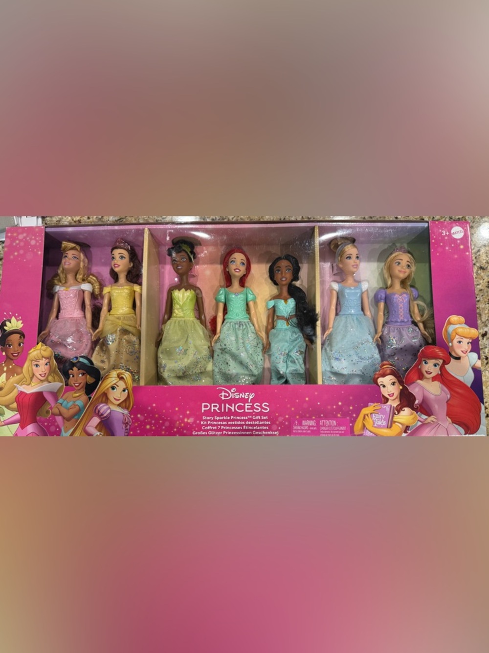 Disney Sparkle Princess Doll Set